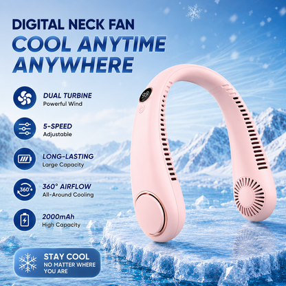Neck Air Conditioner Fan 🧊