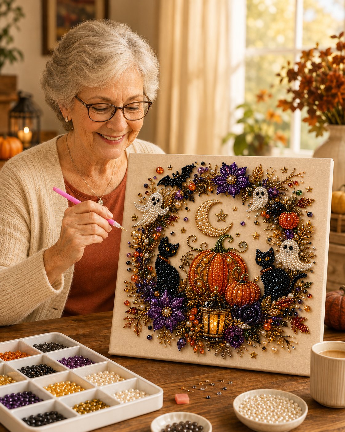 HALLOWEEN PEARL ART DIY KIT