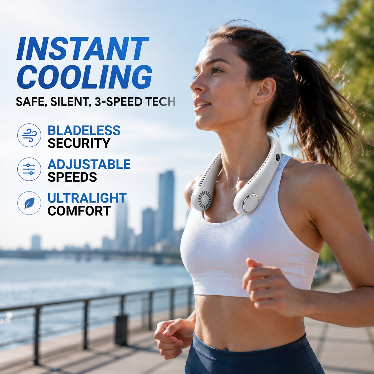 Neck Air Conditioner Fan 🧊
