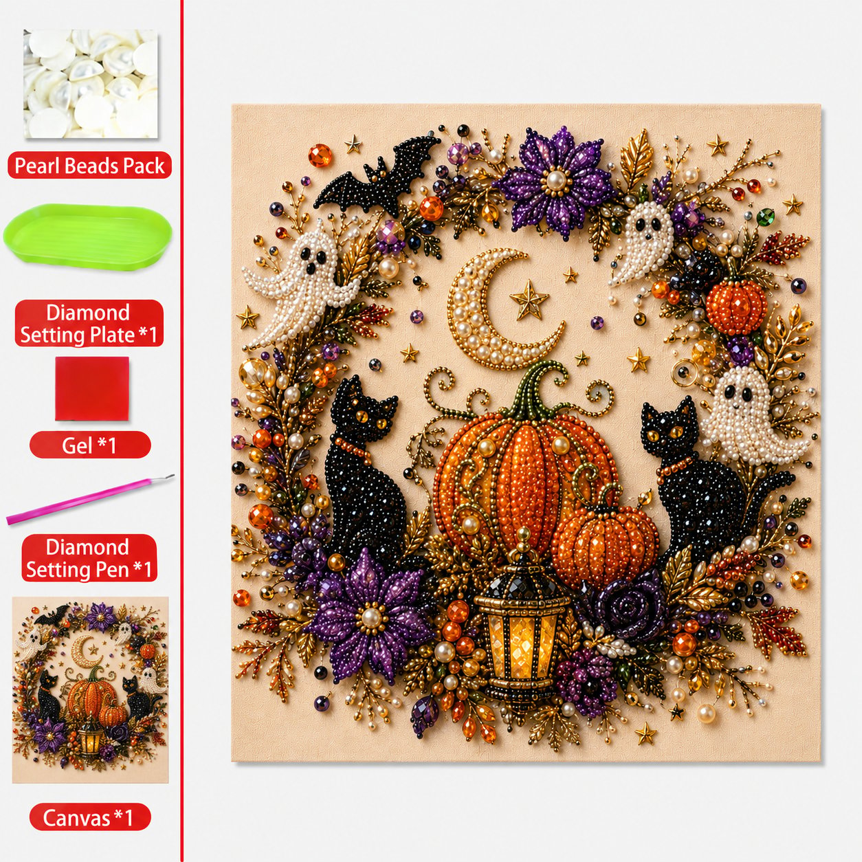 HALLOWEEN PEARL ART DIY KIT